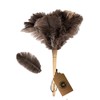 Feather Duster, Feather Dusters for Cleaning Ddzmz Fluffy Natural Genuine