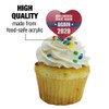 Make American Great Again Again 2020 Heart Love Cupcake Picks