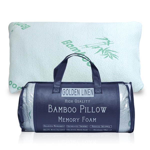 Queen Size 20" x 30" Pillow Shredded Memory Foam for