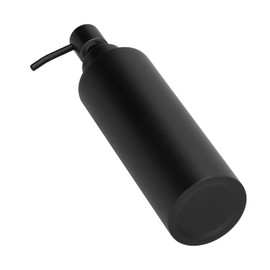 SOULONG Soap Dispenser, Stainless Steel Pump Bottle, Black Lotion Bottle Slim Refillable, Crafted from 304 Stainless Steel for Bathroom, Home, Hotel