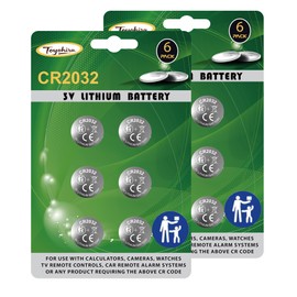 Toyohira cr2032 Lithium 3v Coin Battery,Child Safety Features,2032 Batteries 12 Pack,Compatible with Key Fob, and Other Devices,cr2032 Batteries,3v cr2032 Battery,Long Lasting Power