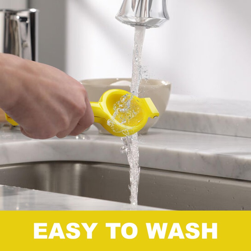 PRIMES Manual Lemon Squeezer Heavy Duty, Metal Lime Squeezer, Solid