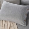 MUKKA Medium Grey Heather Duvet Cover Set Queen, 3-in-1 Luxury
