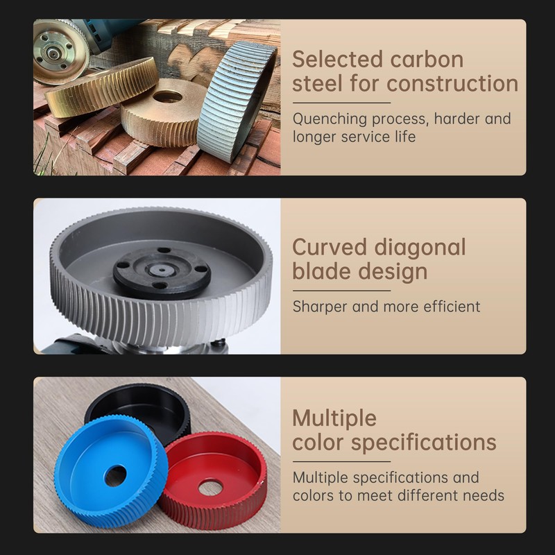 Angle Grinder Wood Carving Disc Set Milling Cutter Grinding disc,