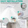 Flowild 2 Pcs 9x9 Bathroom Exhaust Fan Cover with Springs,