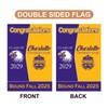 Personalized College Bound Garden Flag, Double Sided Future Graduate Custom