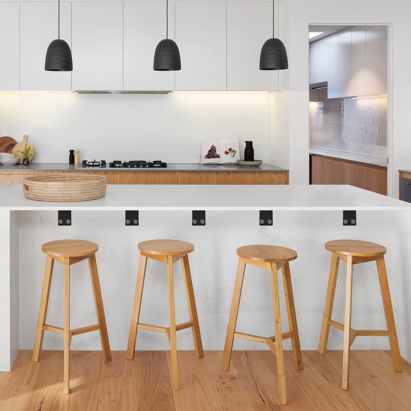 YUMORE Heavy Duty Shelf Brackets 10 inches, 1/5IN Thicken Countertop