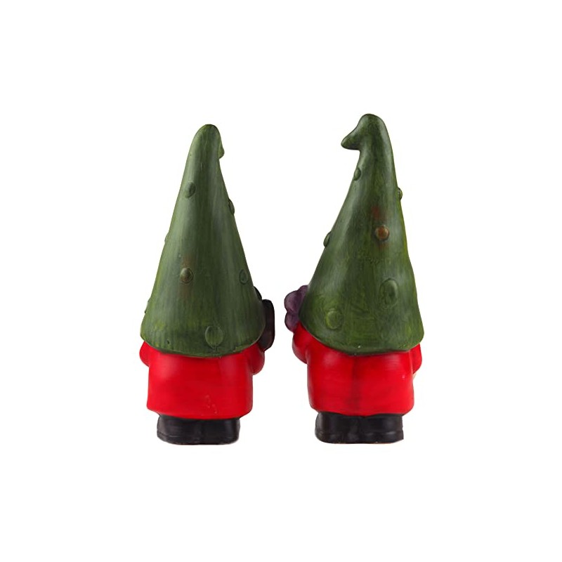 BWG Gonk 23cm Gnome Garden Ornament Figurines (Set of 2)