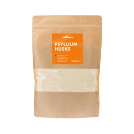 RheinNatur RheinNatur Flohsamenschalen 1 kg - Fein gemahlenes Pulver zur Unterstützung der Verdauung - Reich an Ballaststoffen, ideal zum Backen - 1000 g Beutel