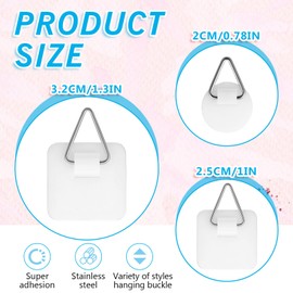 Ptwola Wall Plate Hangers Invisible Vertical Plate Holder Display Picture Adhesive Hooks Hanging Sticky Hanger for Home Kitchen Decorative Plastic Plates Photo Frame Wall Art(45)