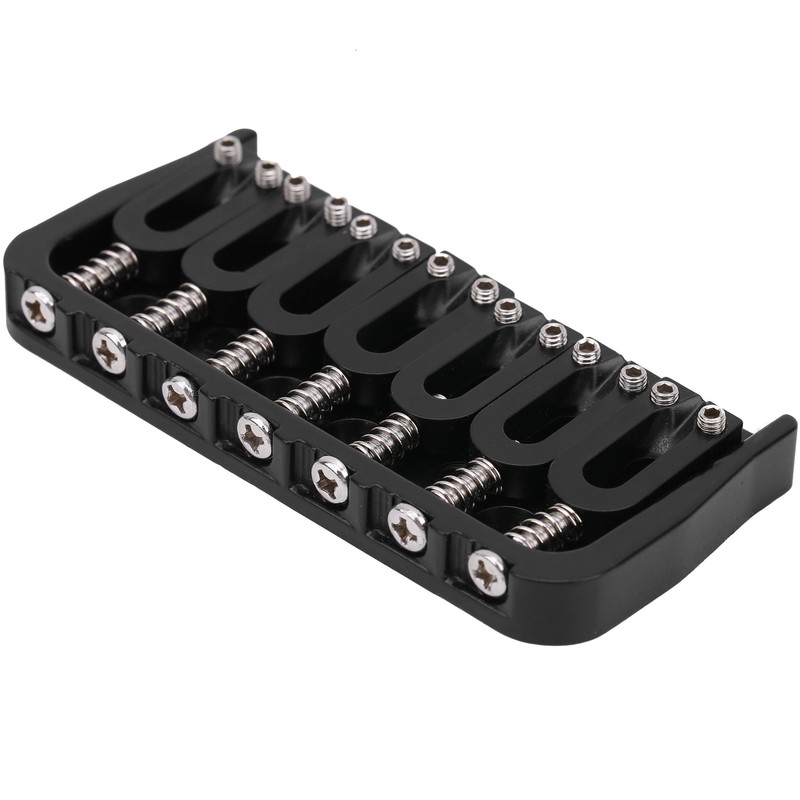 Electric Guitar Bridge 7 Strings GA891 Fixed Musical Accessories Black