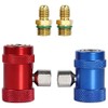 Riloer Set Of 2 Quick Coupler Adapters R1234Yf For Ac