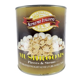 Supremo Italiano Mushrooms Stems and Pieces, 62 Ounce