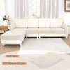 NAISI Waterproof Couch Cushion Covers Thick Velvet Fabric Washable Sofa