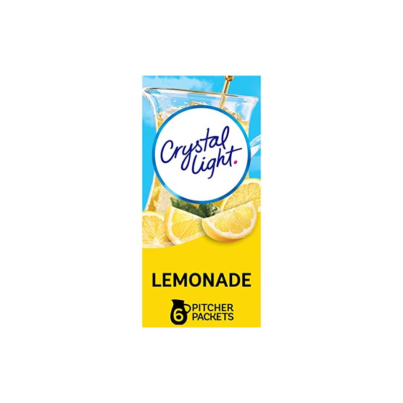 Crystal Light Lemonade Naturally Flavored with other natural flavor Powdered