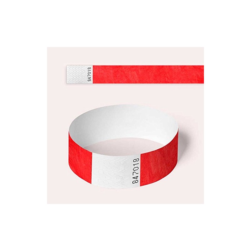 Tyvek Wristbands, 100 Pack by AA Wristbands for Parties, Security,