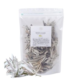 Enkuan White Sage Purifying Sage Leaves No Pesticides Made in California 100% Natural Branches and Leaves 1.8 oz (50 g)
