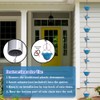 giole 13.4FT Rain Chain, Hummingbird Rain Chains for Outside, Copper