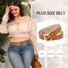 JASGOOD Womens Plus Size Belt Fashion Ladies Leather Waist Belt