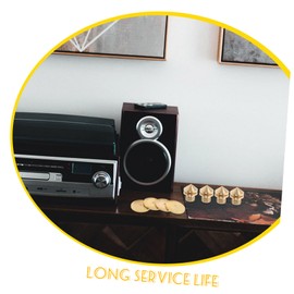 KONTONTY 4pcs Speaker Isolation Spikes with Washers Double Sided Tape High Hardness Isolation Feet for Speaker Turntable Amplifier Easy Installation Reduces Vibration for Improved Sound