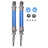 Metal Rear CVD Drive Shaft Set Fit for Traxxas Slash