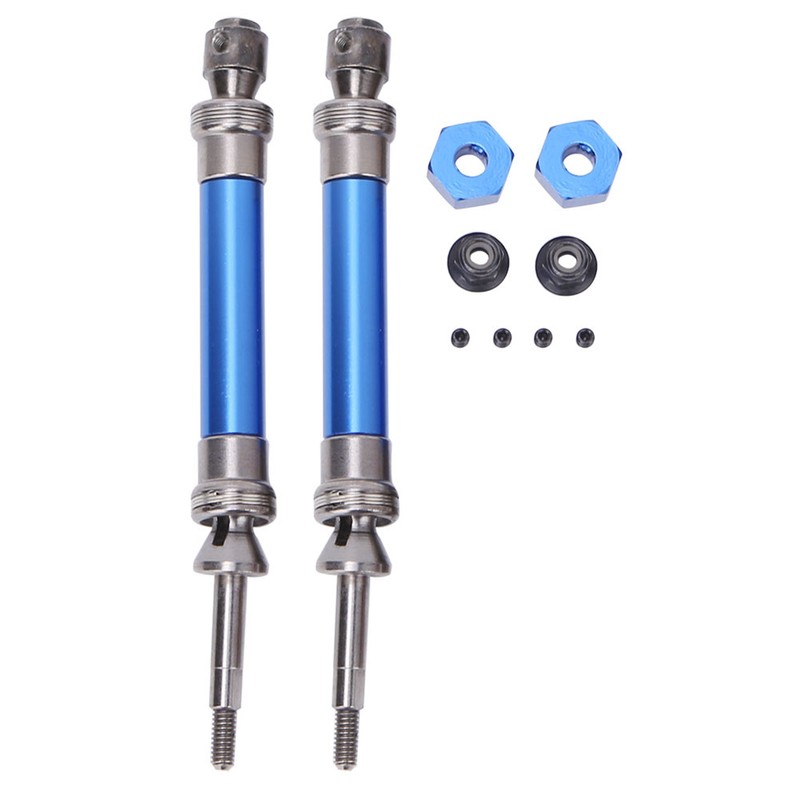 Metal Rear CVD Drive Shaft Set Fit for Traxxas Slash