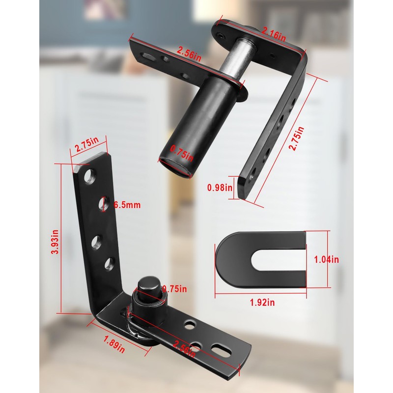 Swinging Door Hinge, 180 Degree Rotation Door Hinges for Cafe