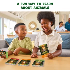 Guess The Animal – Educational Guess in 5 Clues Game for Kids & Family – Fun Children’s Guessing Game for Learning Animals, Perfect for Home, School or Travel – Girls, Boys Ages 6, 7, 8, 9, 10