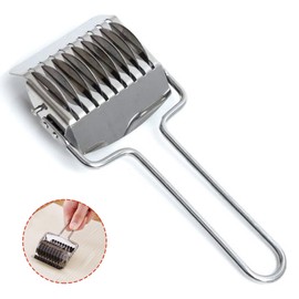 1 Pack Stainless Steel Noodle Cutter,Noodle Lattice Roller Pasta Spaghetti Maker Kitchen Cooking Tools Pressing Dough Cutter Pasta Make Tool