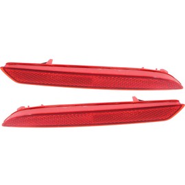 For Honda CR-V Rear Reflector 2012 2013 2014 Pair Driver and Passenger Side For HO1184103, HO1185103 | 33555-SLJ-013, 33505-SLJ-013