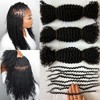 Springy Afro Twist Human Pre Separated Bulk Hair Extensions Mini