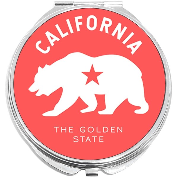 NewCharms California Bear Golden State Compact with Mirrors - Perfect