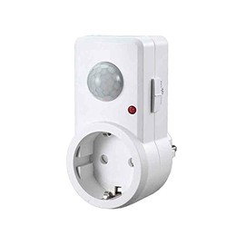 1200W Motion Sensor Plug Ideal for Securing Your Home Automatically Activates When Motion Detection Ensures Safety and Comfort at All Times.