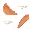 Healvian 2pcs Sandalwood Gua Sha Scraping Massage Board Tool for