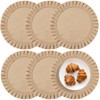 6 Pcs Round Burlap Placemats, 15 Inch Reusable Table Mats,