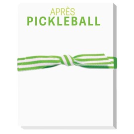 Pickleball Theme "Mini" Notepad - Keep your to-do's and shopping lists organized with this great "Apres Pickleball" mini notepad.