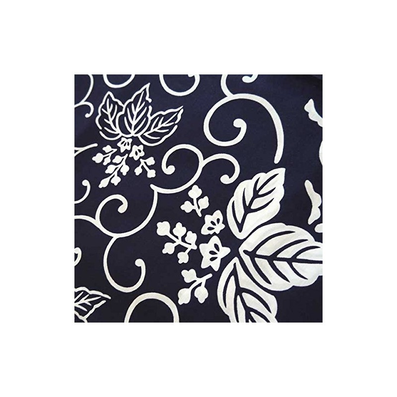 Paulownia Arabesque Furoshiki, Special Selection Main Dye, Navy Blue, Broad