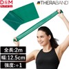 D&amp;M Thera Band セラバンド 12.5cm×2m グリーンカラー
