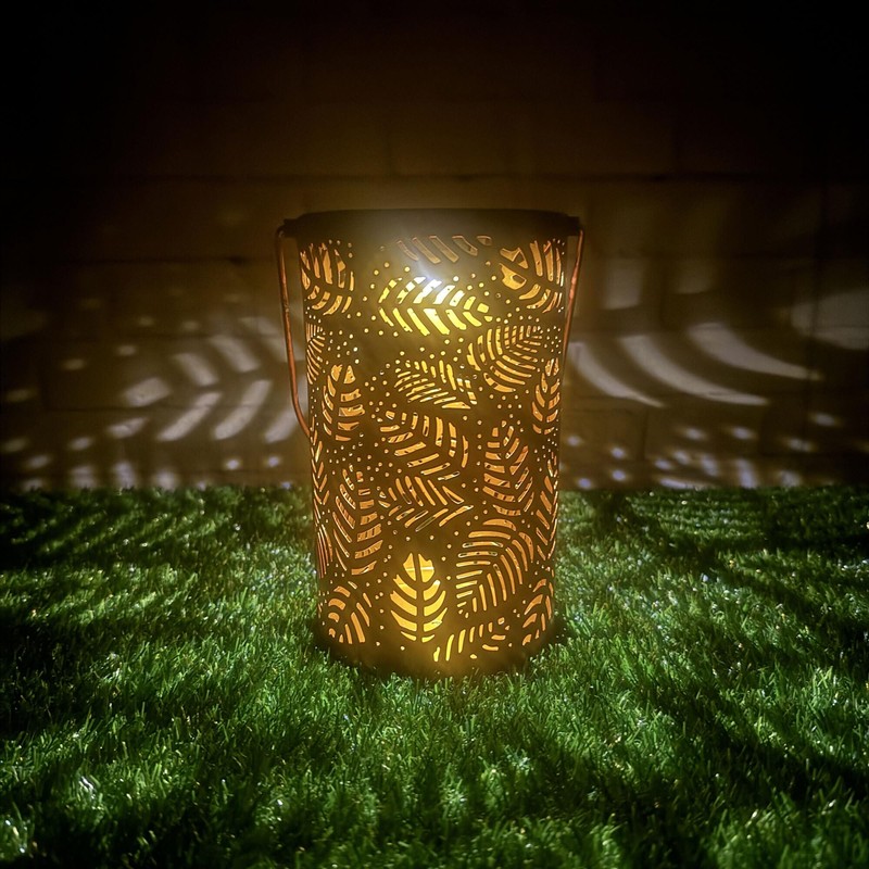 UNUS Solar Light Solar Lantern Palm Leaves Solar Lantern LED