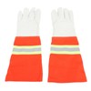 1 Pair Firefighting Gloves Comfortable Reflective Strip Flame Resistance Firefighter