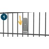 zauniversum Board Holder Fence Shelf Galvanised