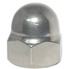 3/4-10 Acorn Cap Nuts, Stainless Steel 18-8, Standard Height, Plain