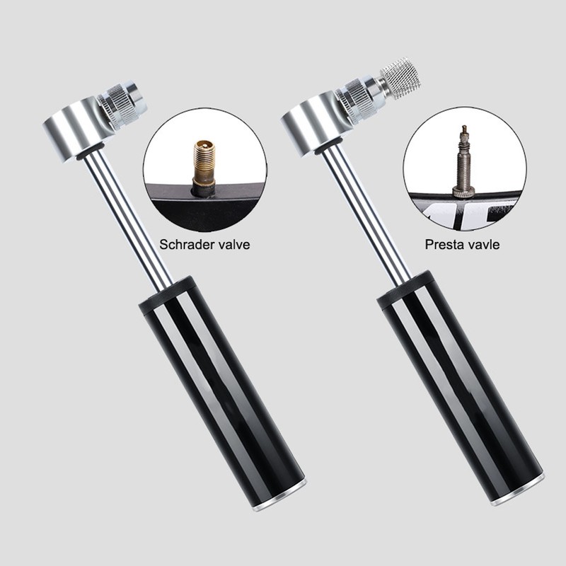 Hand Mini Bike Pump Air Hose Inflator Portable for Tire