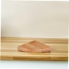 OHPHCALL Space Saving Corner Mounting Shelf Wooden Standing Shelf for