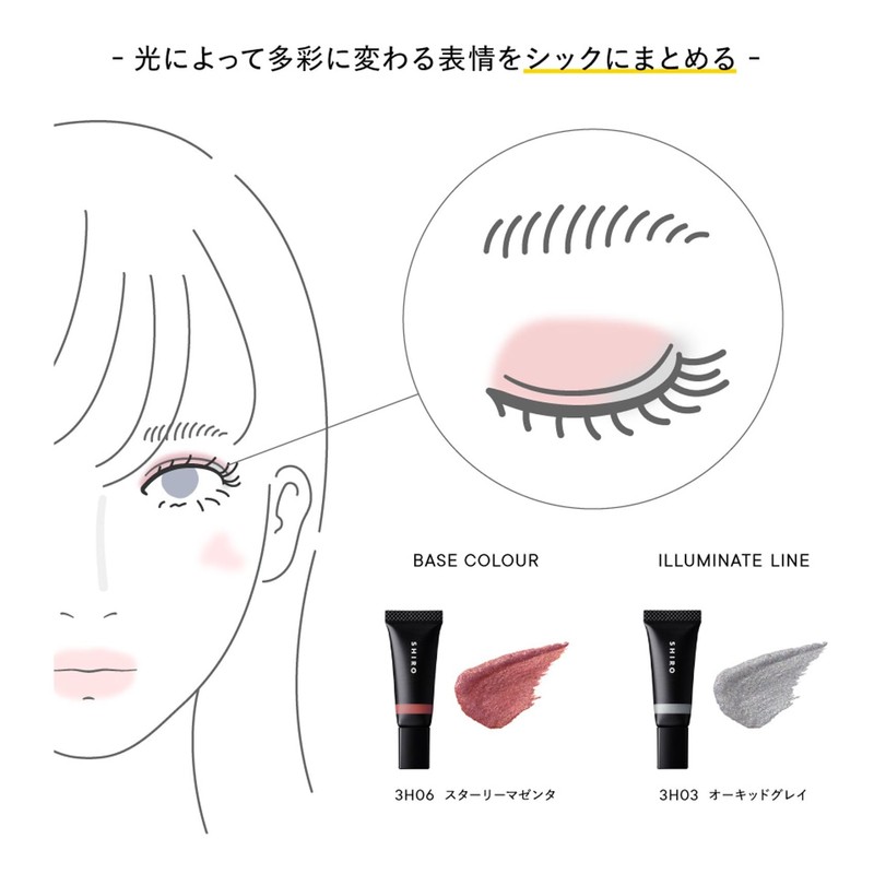 SHIRO 3H05 Peridot Olive Rice Bran Eye Shadow Cream 0.4