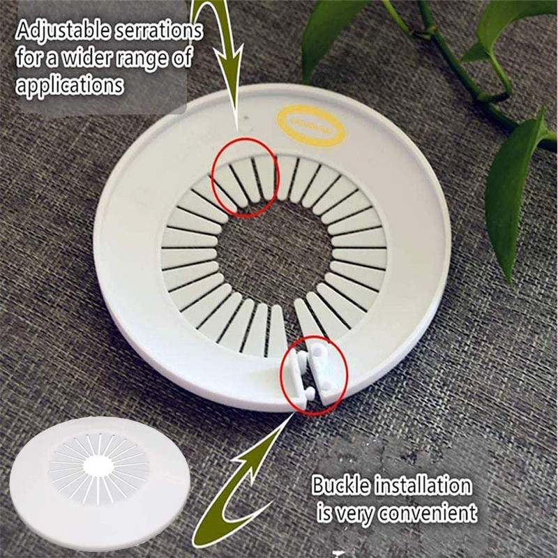 Plastic Radiator Pipe Covers White Pipe Collars Wall Universal 8-22mm