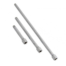 3 PC 1/4" Square Drive Extension Bar Set 3" 6" 10"