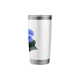 Blue Hydrangea Macrophylla Hortensia Flowers Shapes Mania Stainless Steel Insulated Tumbler
