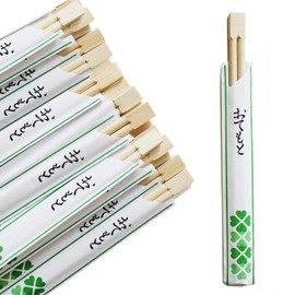 CAPACITEA Bamboo Chopsticks, Disposable(20cm - 100 Pairs)