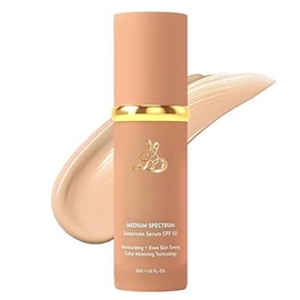 Bio Foundation 4 en 1 - Base Hidratante que Ajusta el Color, Corrector de Cobertura Completa con SPF 50, Corrector, Impermeable y Tecnología de...    